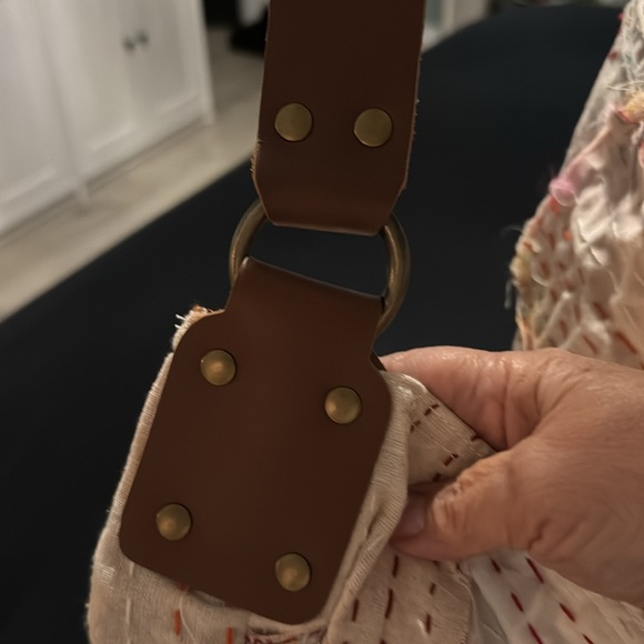NWT free people, patchwork shoulder bag - Picture 7 of 8